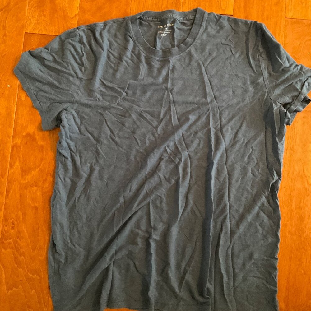 Taylor Stitch Cotton Hemp T - Blue